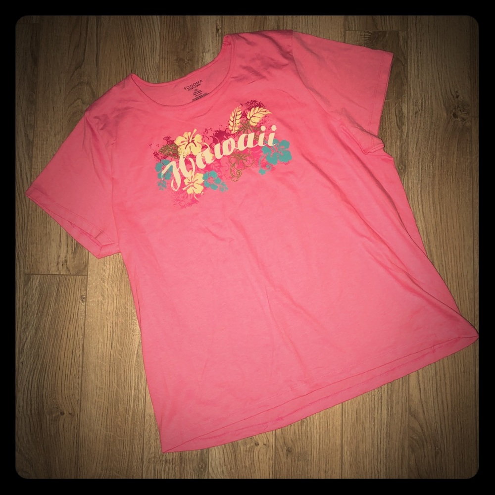 🌸Ladies 2X Sonoma T Hawaii Like New!